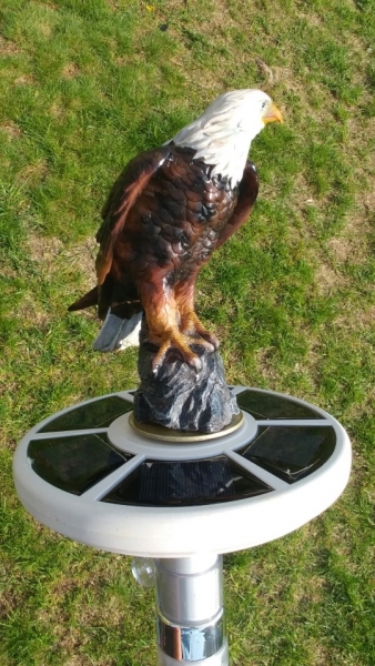 Eagle on Display Flagpole Topper 